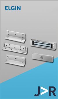 ELGIN - Kit Fechadura Eletro�m� 180kg Universal C/3 suportes ZL