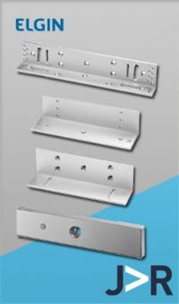 ELGIN - Kit Fechadura Eletro�m� 280kg Universal C/3 suportes ZL