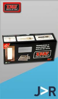 DW Mola de Topo Pesada Espelho INOX 430 Polido 900/10