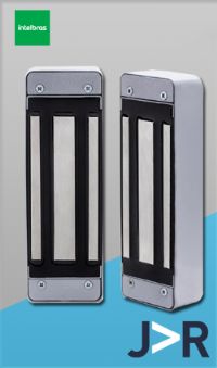 INTELBRAS - Kit Fechadura eletroim� Universal c/2 suportes 150 Kgf