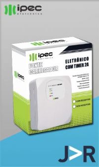 IPEC - Fonte temporizada Carregadora 2 amp�re para eletroim�s