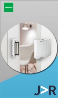 INTELBRAS - Kit Fechadura ELITE Eletroima for�a 150 KGF  s/ Sensor
